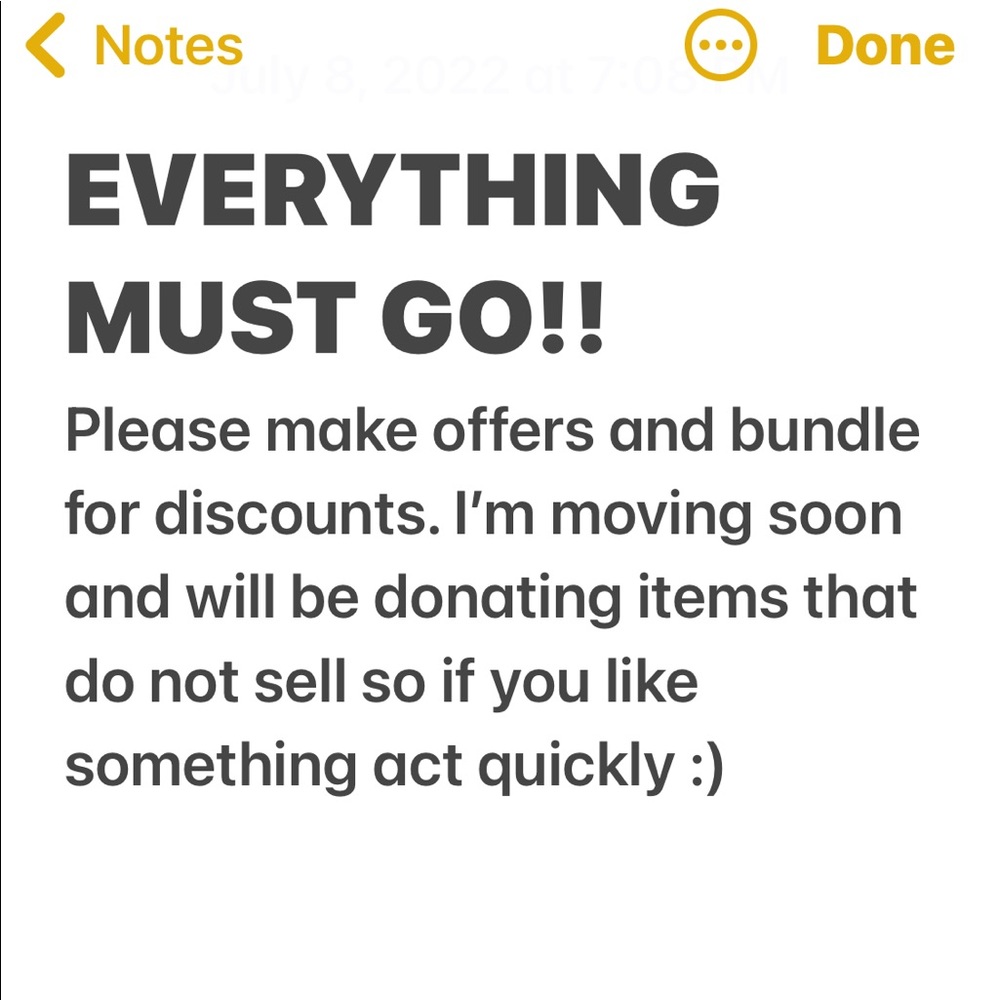 Help me clear my closet!!